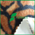 China manufacturer 100% polyester wholesale tiger print velvet for upholstery